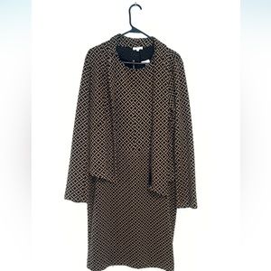 🆕 Weston Black Leather Sleeveless Dress with Shell